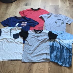 Bundle of barely used size 10/12 tees